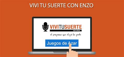 enzo vivi tu suerte en vivo hoy|Vivitusuerte